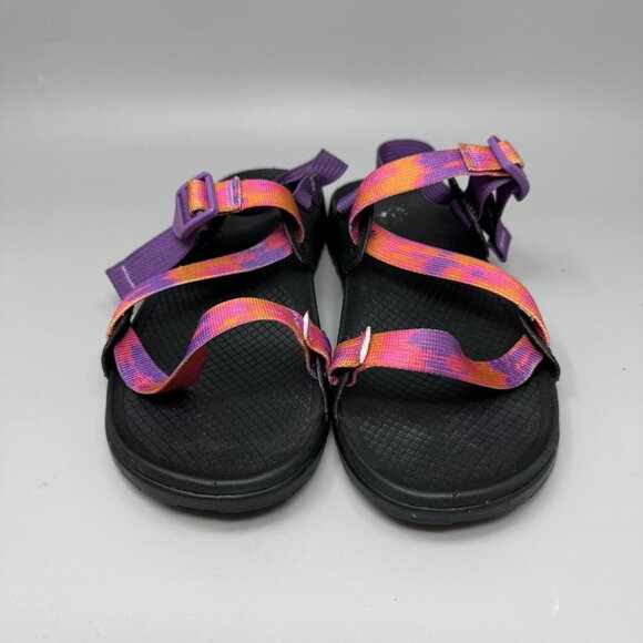 Chaco Women's Lowdown Slide Sandal Faded Orange Purple Size 10 - Picture 8 of 8